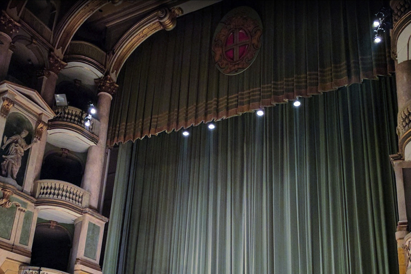 Teatro Fraschini Telones para teatros históricos PERONI