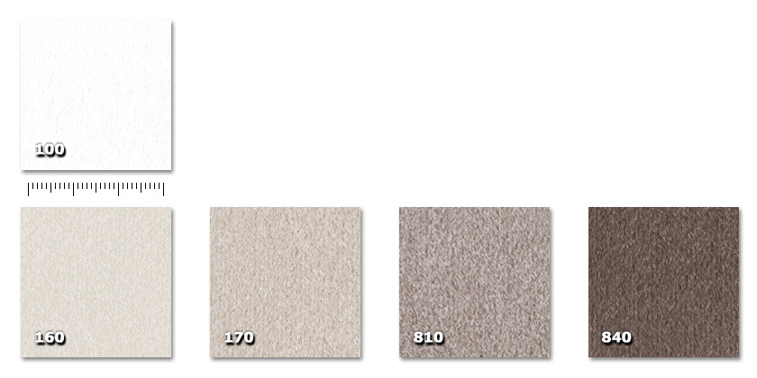 FFE - Fedora 100. bianco160. avorio170. beige810. nocciola840. marrone chiaro