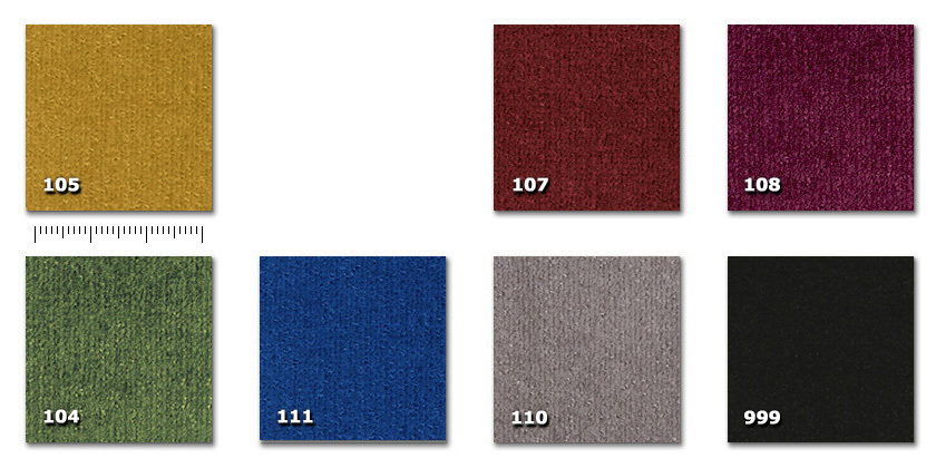 FOT - Otello 120 cm 104. verde chiaro * (43 m)105. oro * (37 m)107. rosso * (42 m)108. bordeaux * (103 m)110. grigio * (65 m)111. blu * (5 m)999. nero * (52 m)* disponibilit limitata alla quantit indicata