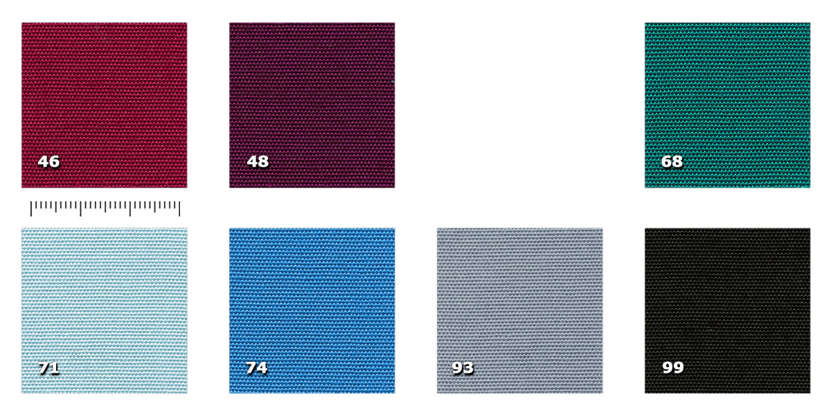 ARL - Light Reps 140 cm 46. rojo prpura * (76 m)48. borgoa * (40 m)68. aguamarina * (37 m)71. celeste * (29 m)74. azul claro * (39 m)93. gris perla * (26 m)99. negro * (12 m)* disponibilidad limitada a la cantidad indicada