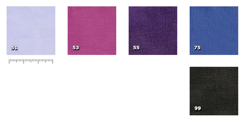 EVA300P - Aurora ancho 300 cm 51. lila53. ciclamino55. violeta75. azul99. negro