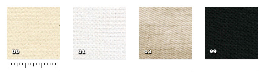 ASC600S - Sceno 620 cmASC1000S - Sceno 1.000 cm 00. naturel01. blanc03. gris clair *99. noir* la nuance de gris varie lgrement selon le lot de teinture