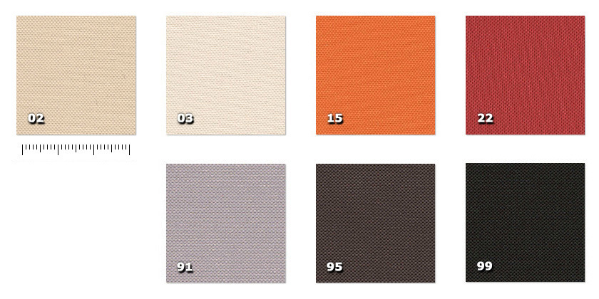 HSV - Trevi 02. beige * (2,4 m)03. ivoire * (27 m)15. orange * (35 m)22. rouge * ( m)91. gris clair * (26 m)95. gris fonc * (158 m)99. noir * (549 m)* disponibilit limite  la quantit indique