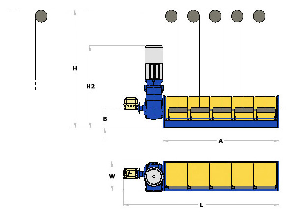 motorized rope pulley system